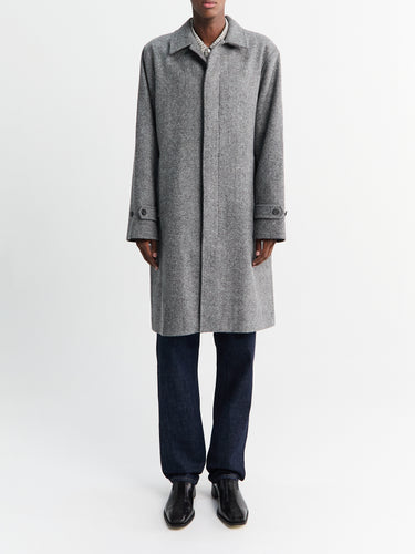 Palmes - Heritage Wool Coat in Grey