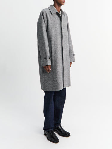 Palmes - Heritage Wool Coat in Grey