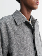 Palmes - Heritage Wool Coat in Grey