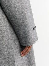 Palmes - Heritage Wool Coat in Grey
