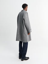 Palmes - Heritage Wool Coat in Grey
