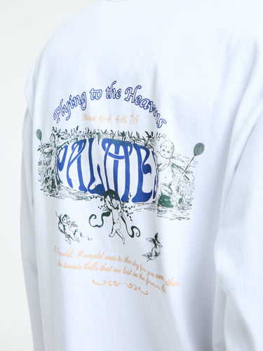 Palmes - Angels Long-Sleeve T-Shirt in White