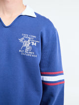 Palmes - Forever Open Rugby Shirt in Blue