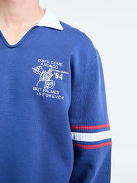 Palmes - Forever Open Rugby Shirt in Blue