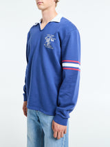 Palmes - Forever Open Rugby Shirt in Blue