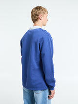 Palmes - Forever Open Rugby Shirt in Blue
