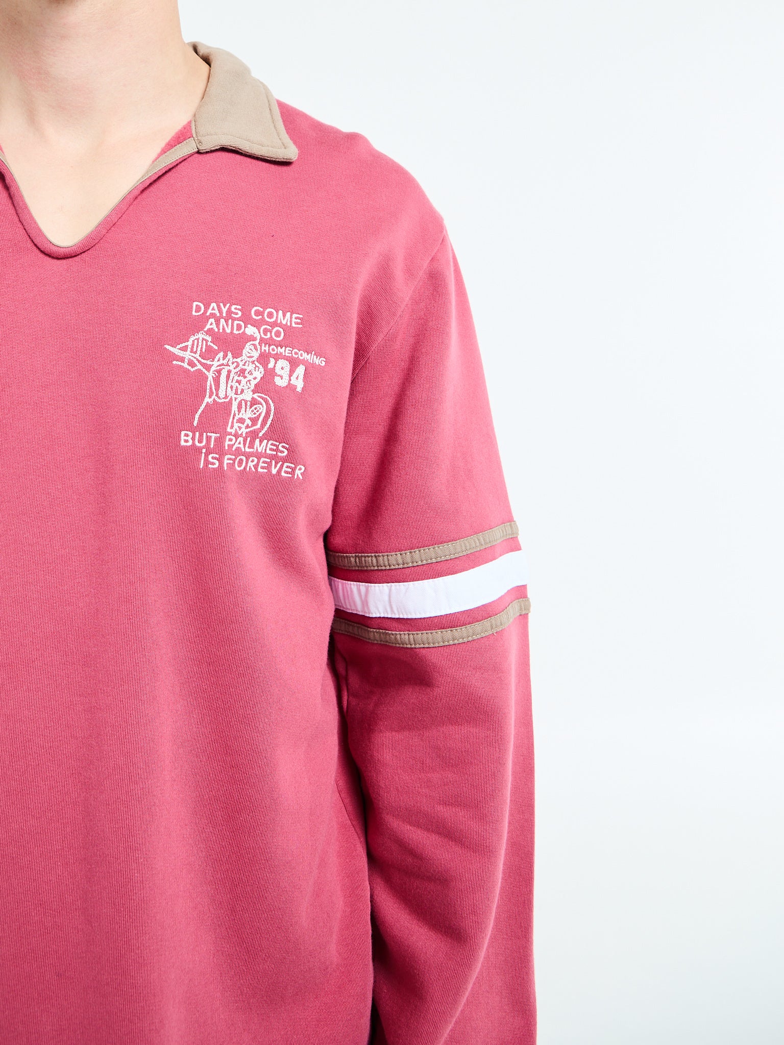 Palmes - Forever Open Rugby Shirt in Red