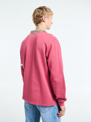 Palmes - Forever Open Rugby Shirt in Red