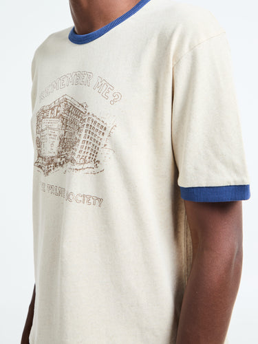 Remember Ringer T-Shirt in Broken White