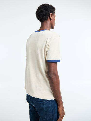 Remember Ringer T-Shirt in Broken White