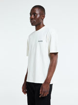Palmes - Logo T-Shirt in Broken White