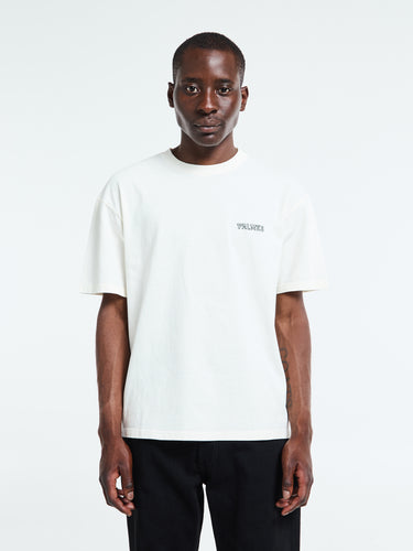 Palmes - Logo T-Shirt in Broken White
