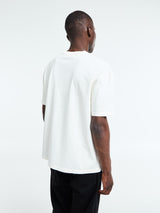 Palmes - Logo T-Shirt in Broken White