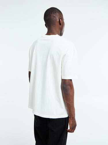 Palmes - Logo T-Shirt in Broken White