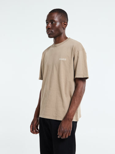 Palmes - Logo T-Shirt in Fossil