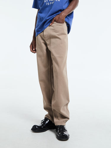 Palmes - Coarse Trousers in Fossil