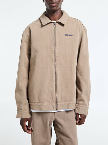 Palmes - Forever Zip Jacket in Fossil