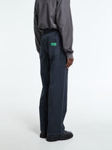 Palmes - Lucien Herringbone Trousers in Black