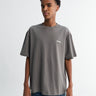 Palmes - Logo T-Shirt in charcoal