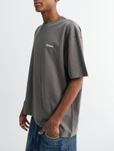 Palmes - Logo T-Shirt in charcoal