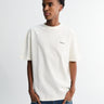 Palmes - Logo T-shirt in Off-White