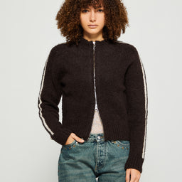 paloma wool - Grand Slam Zip Knit in Brown