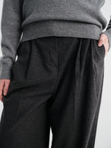 Dunst - Winter Flannel Slacks in Charcoal Grey