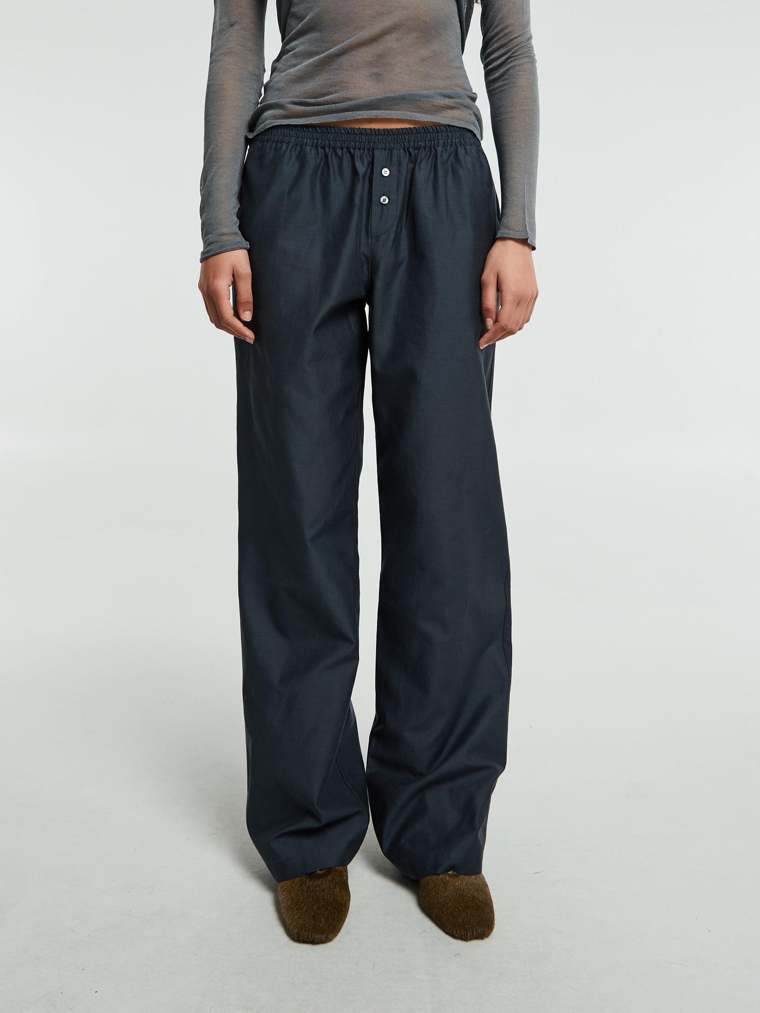 Paloma Wool - Limone Trousers in Dark Grey