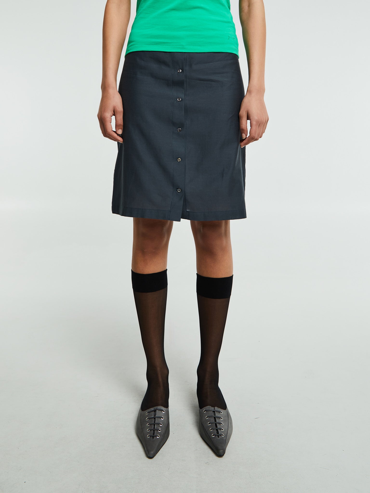 Paloma Wool - Ice Tea Skirt in Dark Grey