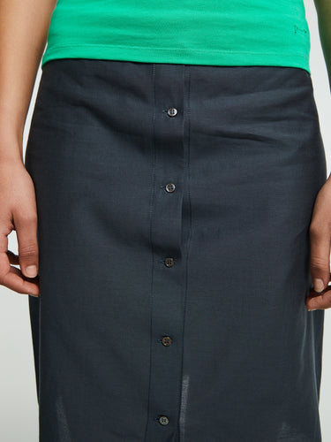 Paloma Wool - Ice Tea Skirt in Dark Grey