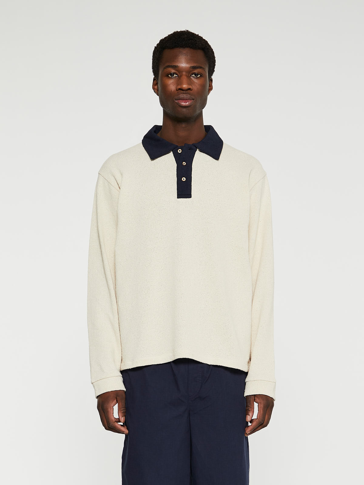 Palmes - Toni Rugby Shirt in Off-White