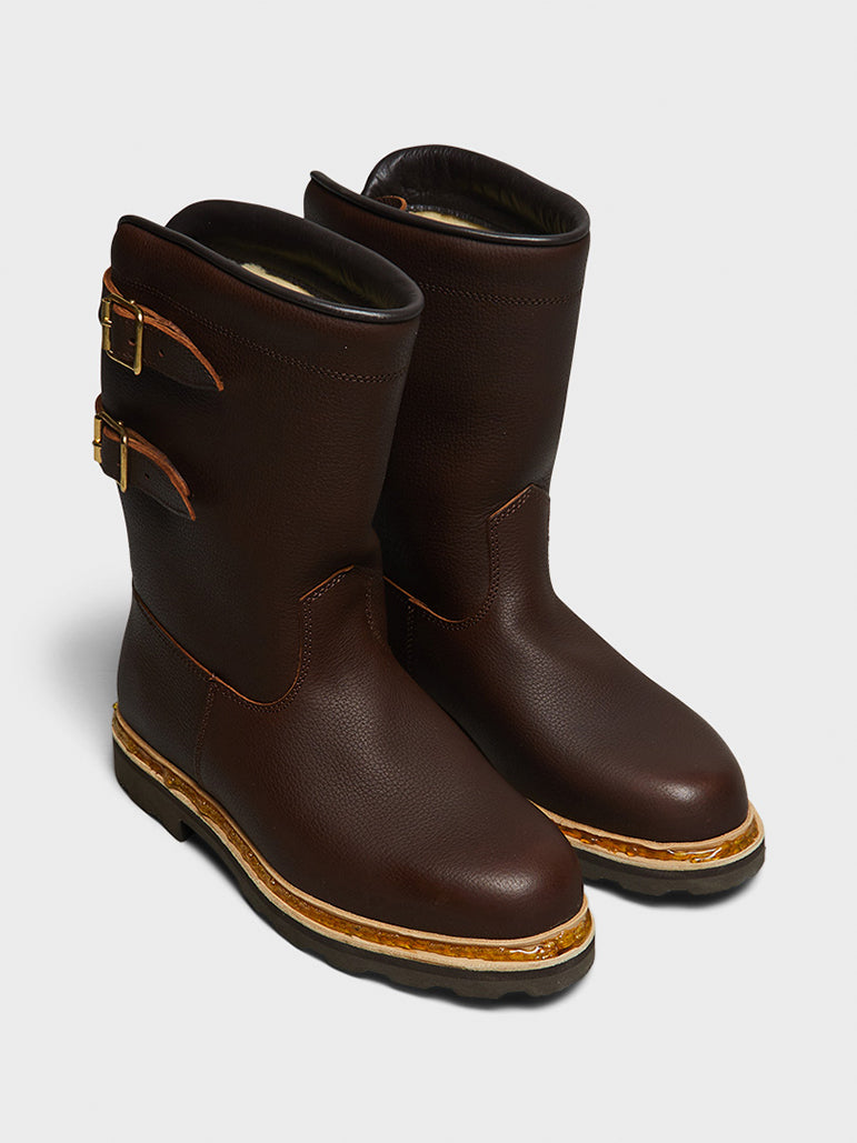 Sanglier Boots in Dark Brown