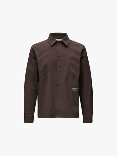 Off-Race Tech Overshirt in Dark Purple