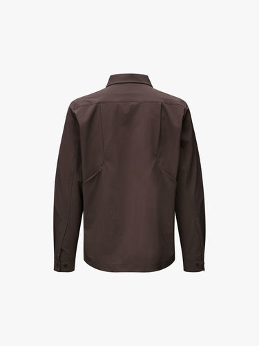 Off-Race Tech Overshirt in Dark Purple