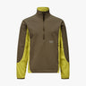 Pas Normal Studios - Off-Race Light Fleece Half-Zip in Moss Green