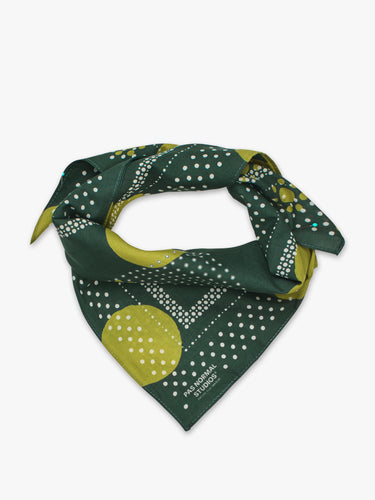 Off-Race Bandana in Moss Green