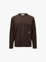 Pas Normal Studios - Off-Race Cotton Tech Long Sleeve T-Shirt in Dark Purple