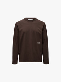 Pas Normal Studios - Off-Race Cotton Tech Long Sleeve T-Shirt in Dark Purple