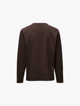 Pas Normal Studios - Off-Race Cotton Tech Long Sleeve T-Shirt in Dark Purple