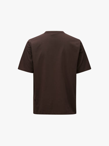 Off-Race Cotton Tech T-Shirt in Dark Purple