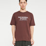 Pas Normal Studios - Off-Race Logo T-shirt in Deep Brown