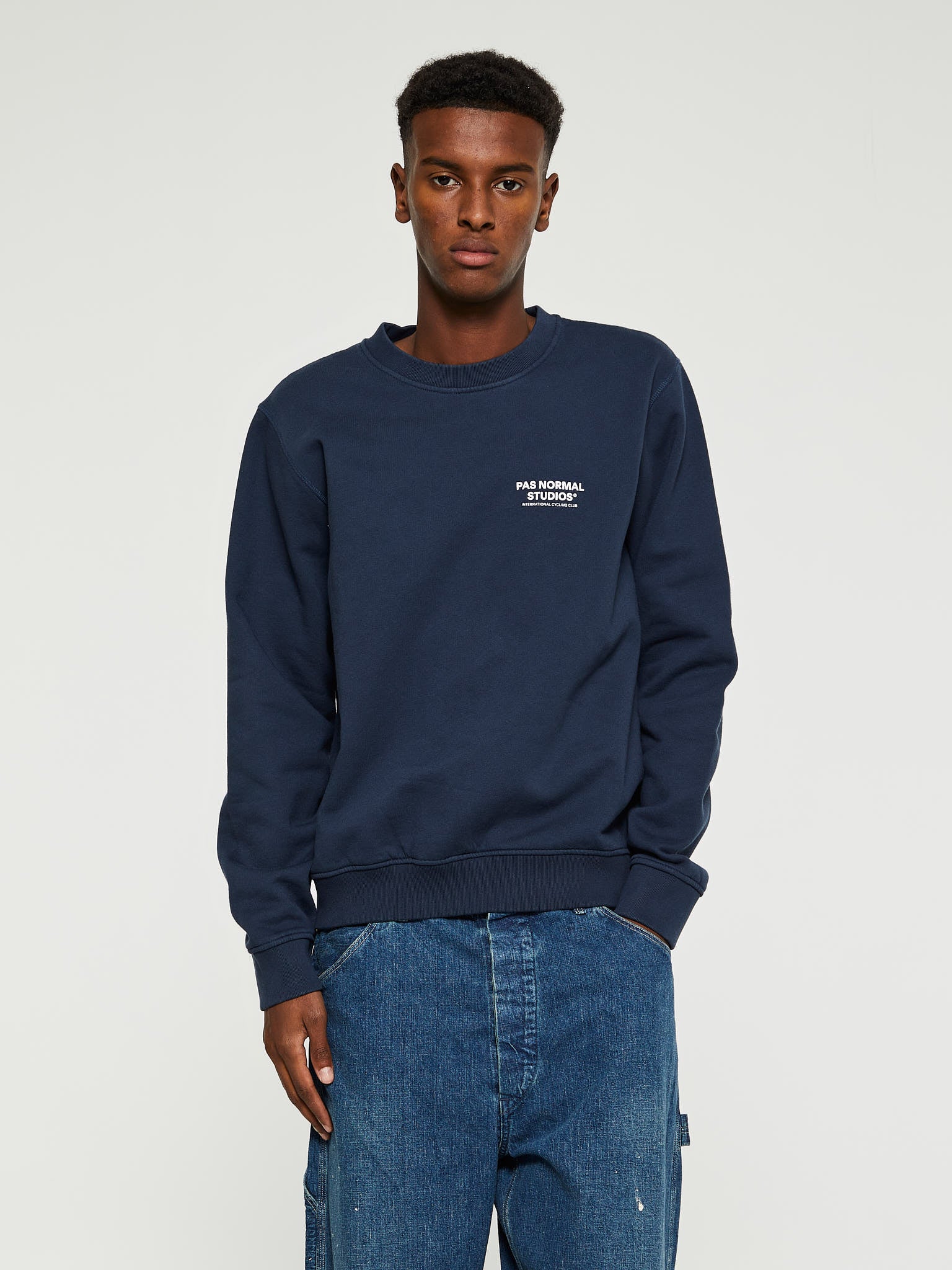 Pas Normal Studios - Off-Race PNS Sweatshirt in Navy