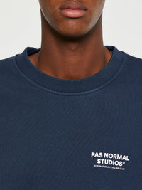 Pas Normal Studios - Off-Race PNS Sweatshirt in Navy