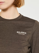 Pas Normal Studios - Women's Balance Long Sleeve T-Shirt in Dusty Brown