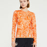 Pas Normal Studios - Women's Balance Long Sleeve T-Shirt in Orange AOP