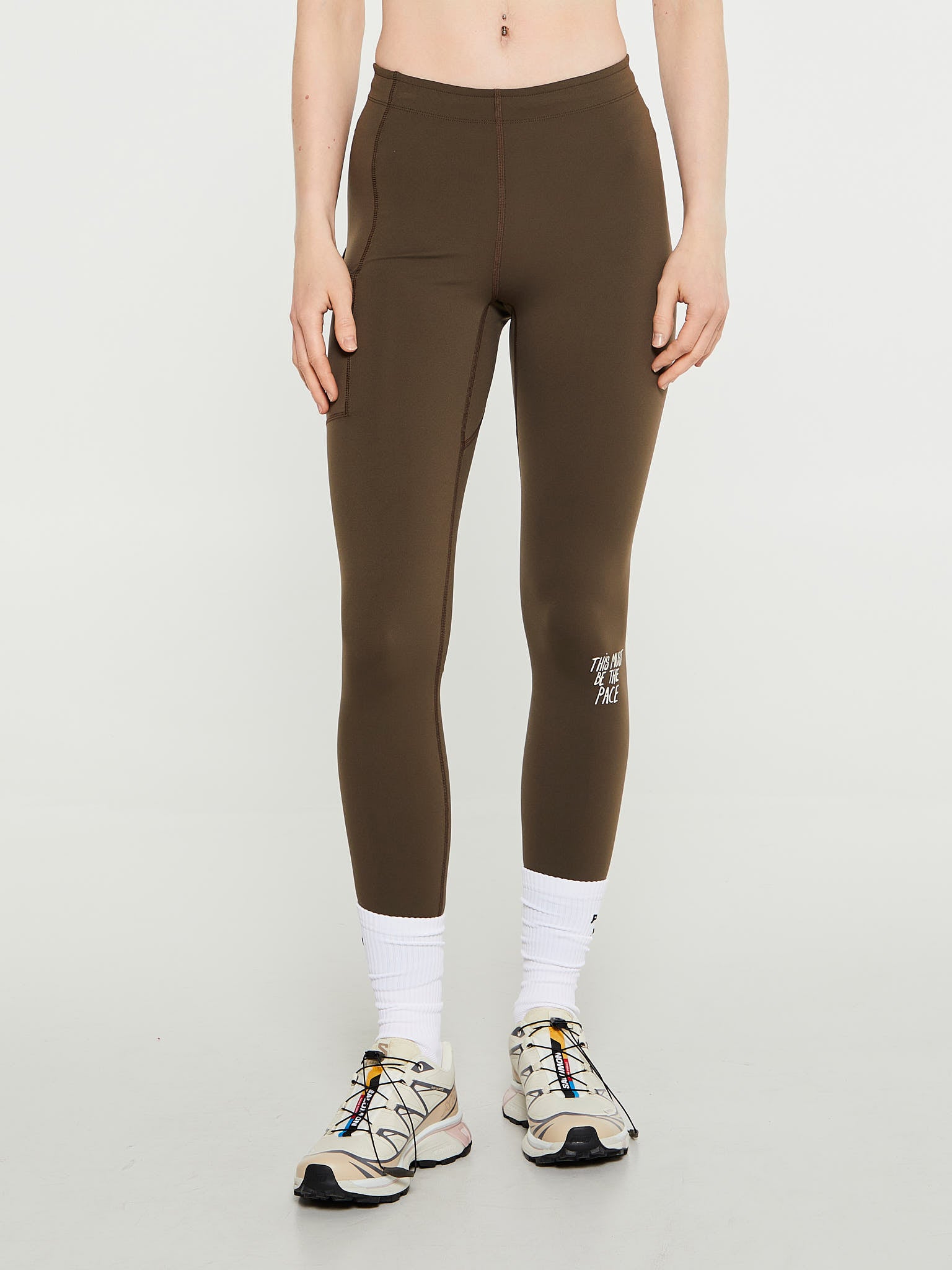 Pas Normal Studios - Women's Balance Long Tights in Dusty Brown