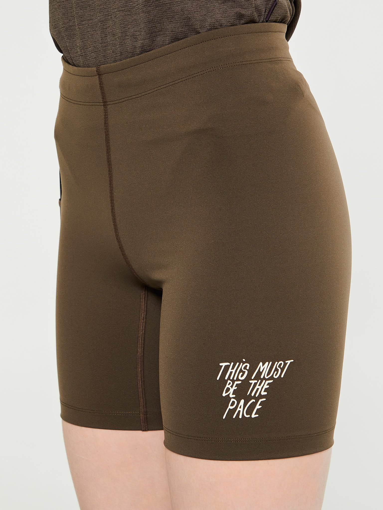 Pas Normal Studios - Women's Balance Short Tights in Dusty Brown