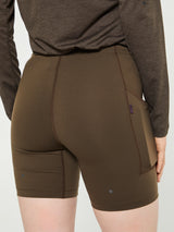 Pas Normal Studios - Women's Balance Short Tights in Dusty Brown