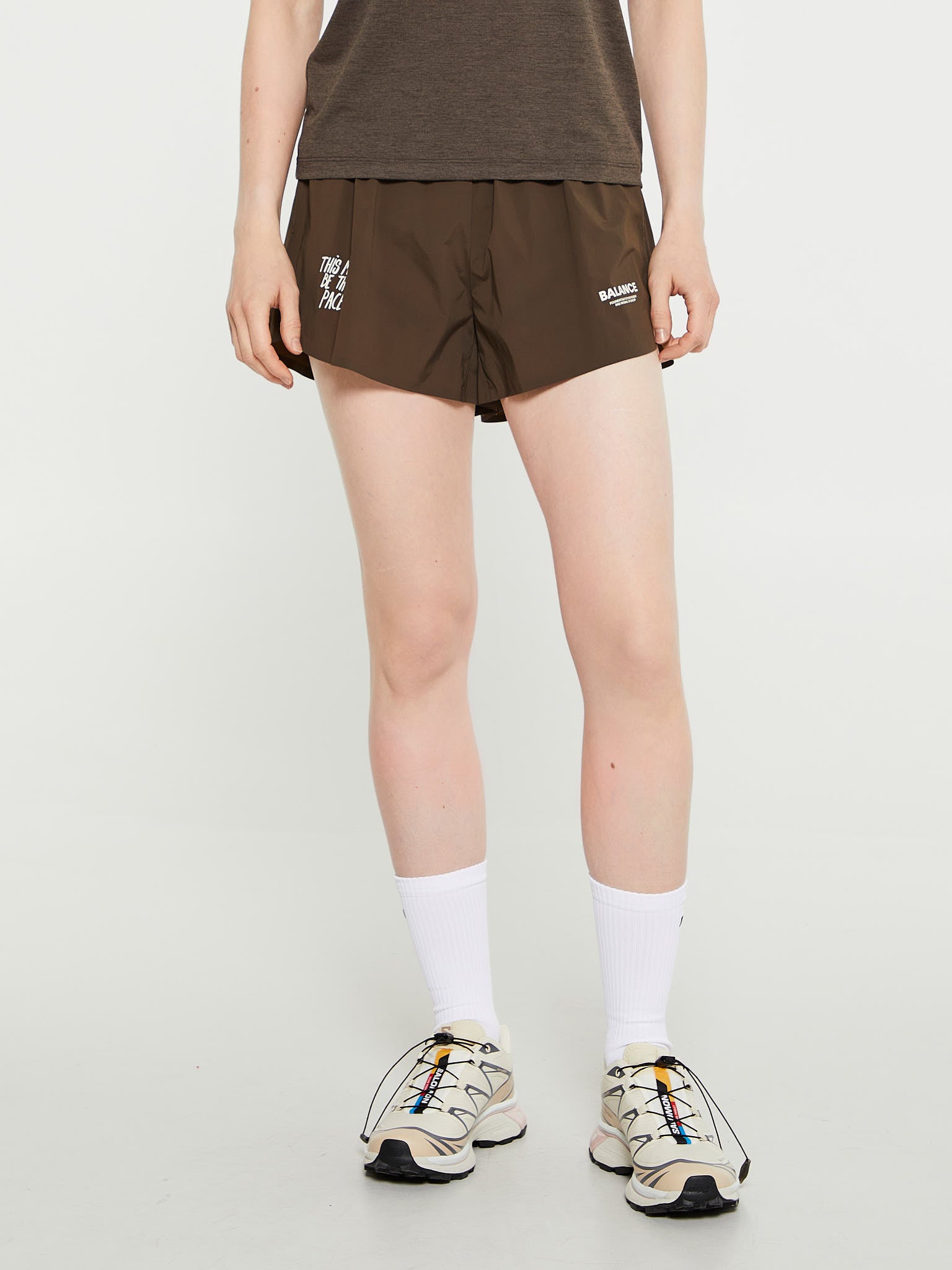 Pas Normal Studios - Women's Balance Shorts in Dusty Brown