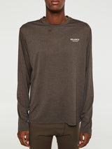 Pas Normal Studios - Balance Long Sleeve T-Shirt in Dusty Brown